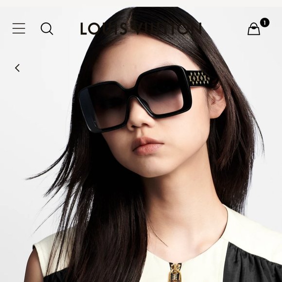 BRAND NEW with tags!! Z1999W LV Monogram Square Sunglasses - Picture 2 of 7